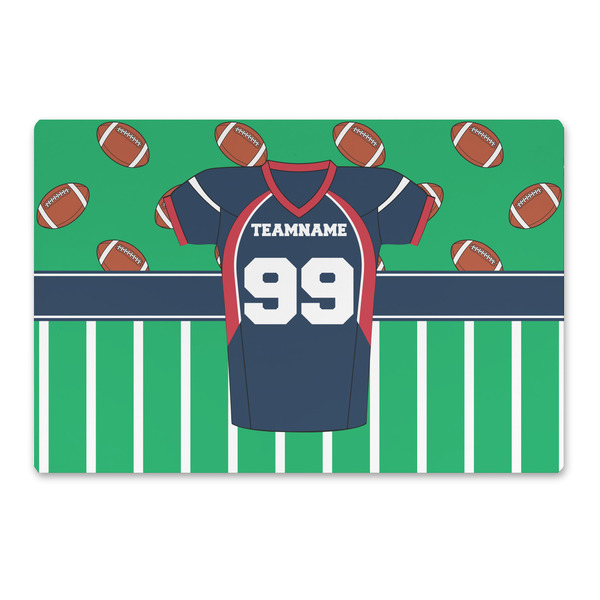Custom Football Jersey Large Rectangle Car Magnet (Personalized)
