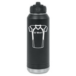 Football Jersey Water Bottles - Laser Engraved - Front & Back (Personalized)