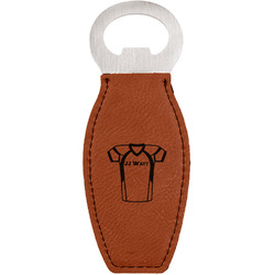 Football Jersey Leatherette Bottle Opener - Double Sided (Personalized)