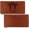 Football Jersey Leather Checkbook Holder Front and Back Single Sided - Apvl