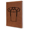 Football Jersey Leather Sketchbook - Large - Single Sided (Personalized)