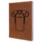 Football Jersey Leatherette Journal - Large - Single Sided (Personalized)