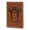 Football Jersey Leatherette Journal - Large - Double Sided (Personalized)