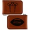 Football Jersey Leatherette Magnetic Money Clip - Front and Back