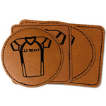 Football Jersey Faux Leather Iron On Patch (Personalized)