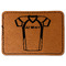 Football Jersey Leatherette Patches - Rectangle