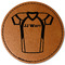 Football Jersey Leatherette Patches - Round