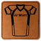 Football Jersey Leatherette Patches - Square