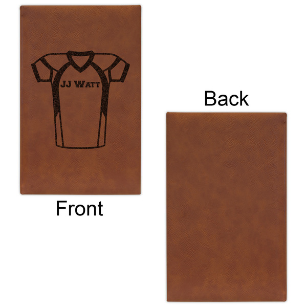 Football Jersey Leatherette Sketchbooks - Small - Single Sided - Front & Back View