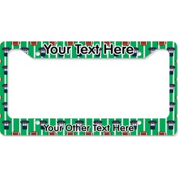 Football Jersey License Plate Frame - Style B (Personalized)