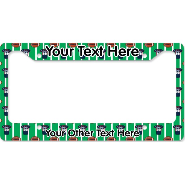 Football Jersey License Plate Frame Wide