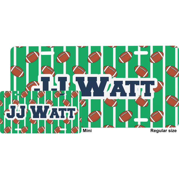 Football Jersey License Plate (Sizes)