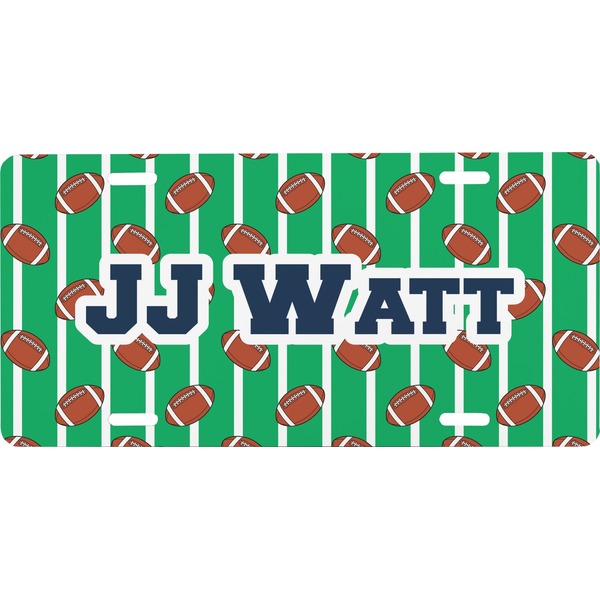 Custom Football Jersey Front License Plate (Personalized)