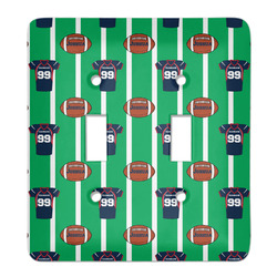 Football Jersey Light Switch Cover (2 Toggle Plate) (Personalized)