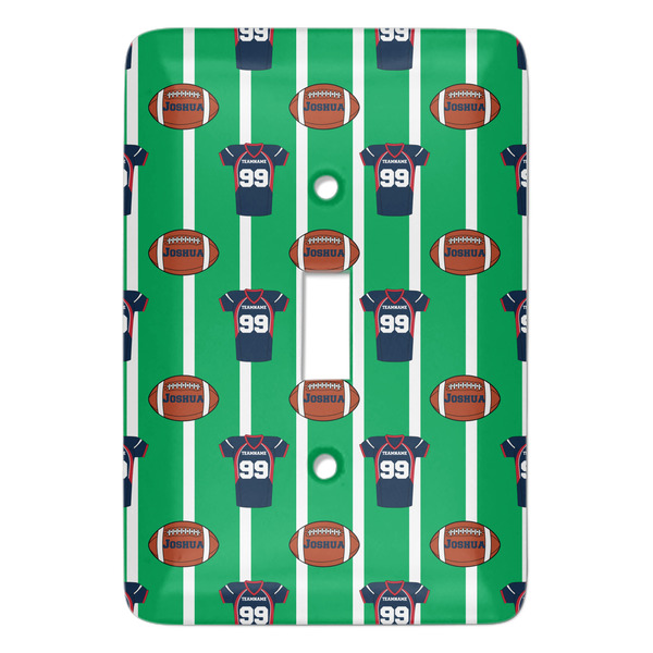 Custom Football Jersey Light Switch Cover (Single Toggle) (Personalized)