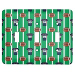 Football Jersey Light Switch Cover (3 Toggle Plate) (Personalized)