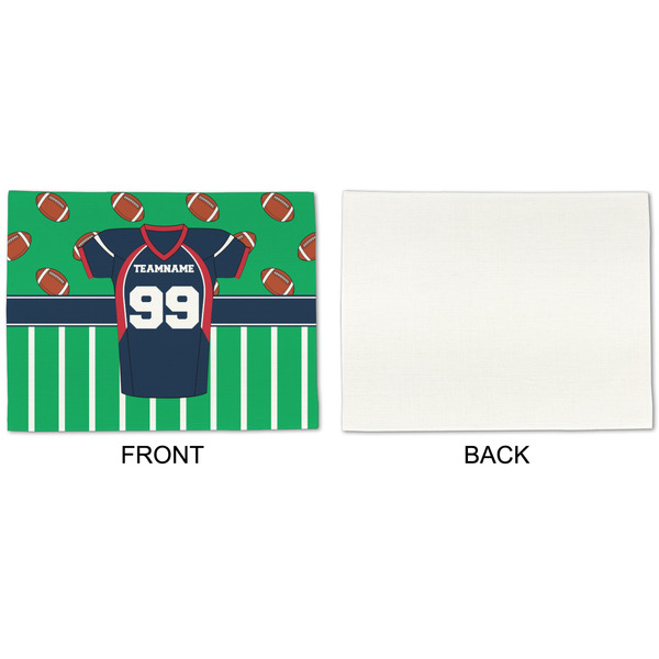 Football Jersey Linen Placemat - APPROVAL Single (single sided)