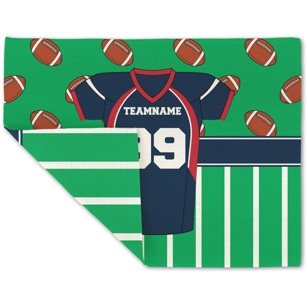 Football Jersey Linen Placemat - Folded Corner (double side)