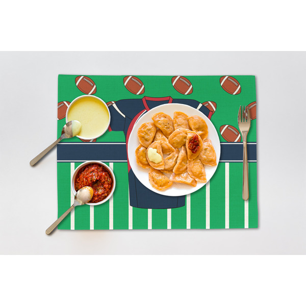 Football Jersey Linen Placemat - Lifestyle (single)