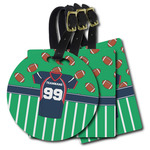 Football Jersey Plastic Luggage Tag (Personalized)