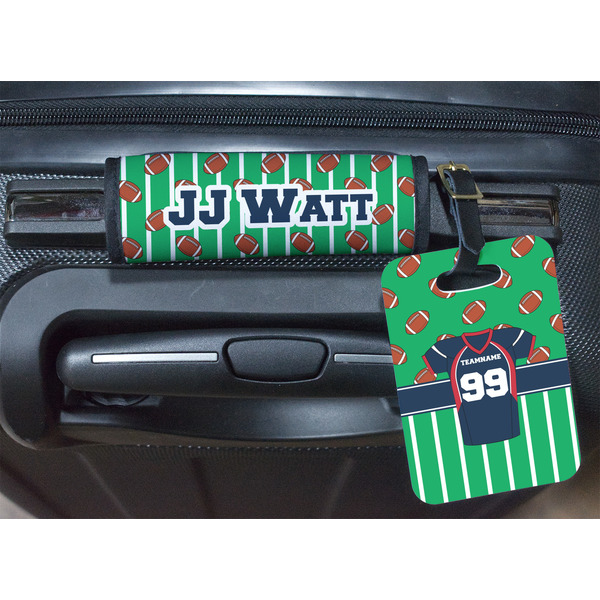 Football Jersey Luggage Wrap & Tag
