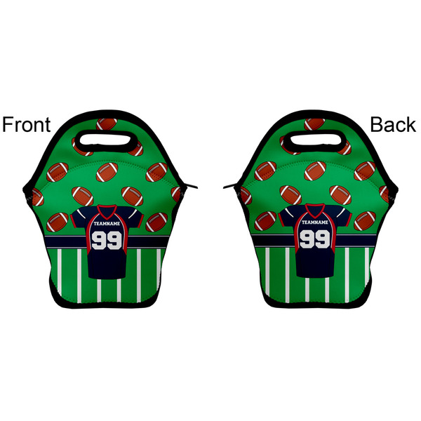 Football Jersey Lunch Bag - Front and Back
