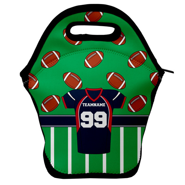 Custom Football Jersey Lunch Bag w/ Name and Number