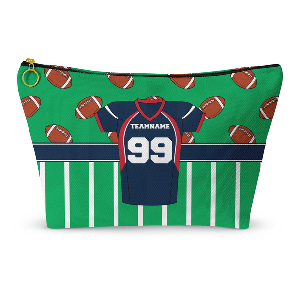 Custom Football Jersey Makeup Bag - Small - 8.5"x4.5" (Personalized)