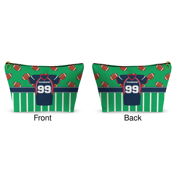 Football Jersey Makeup Bag (Front and Back)