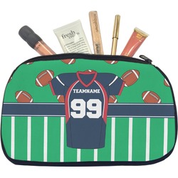 Football Jersey Makeup / Cosmetic Bag - Medium (Personalized)