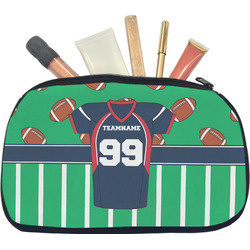 Football Jersey Makeup / Cosmetic Bag - Medium (Personalized)