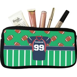 Football Jersey Makeup / Cosmetic Bag (Personalized)