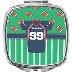 Football Jersey Compact Makeup Mirror (Personalized)