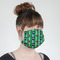 Football Jersey Mask - Quarter View on Girl