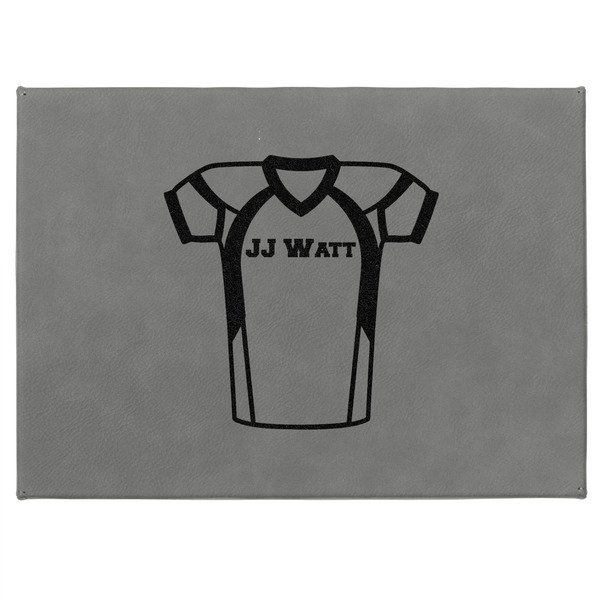 Football Jersey Medium Gift Box with Engraved Leather Lid - Approval