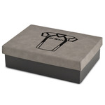 Football Jersey Gift Boxes w/ Engraved Leather Lid (Personalized)