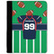 Football Jersey Notebook Padfolio - Medium w/ Name and Number