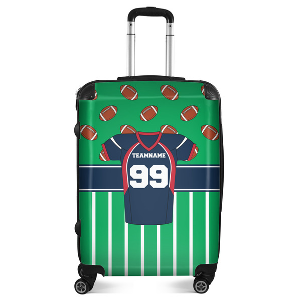Custom Football Jersey Suitcase - 24" Medium - Checked (Personalized)