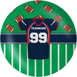 Football Jersey Melamine Plate (Personalized)