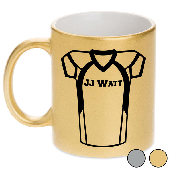 Football Jersey Metallic Mugs