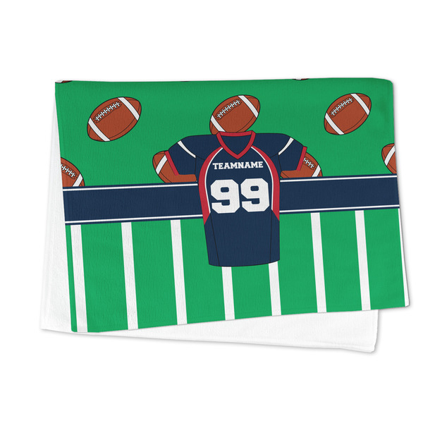 Football Jersey Microfiber Dish Towel - FOLDED HALF