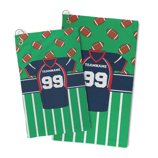 Football Jersey Microfiber Golf Towel - PARENT/MAIN