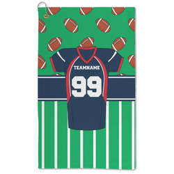 Football Jersey Microfiber Golf Towel - Large (Personalized)