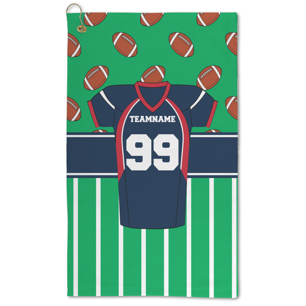 Custom Football Jersey Microfiber Golf Towel (Personalized)