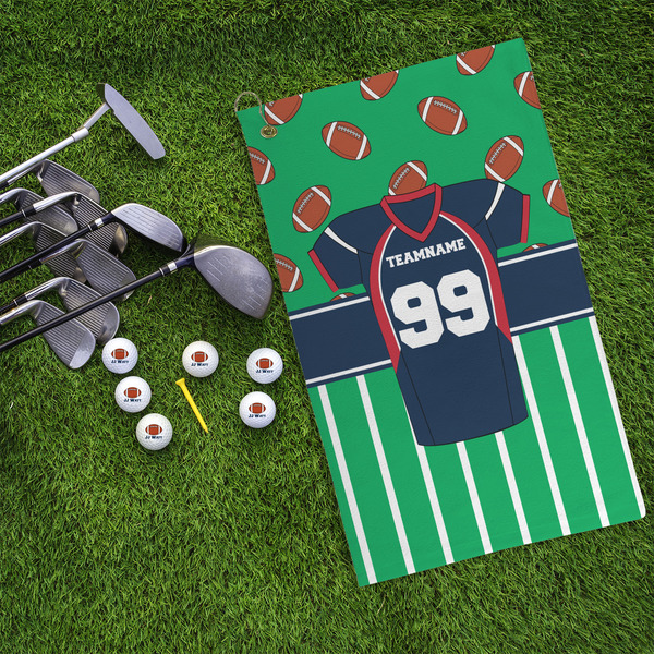 Football Jersey Microfiber Golf Towels - LIFESTYLE