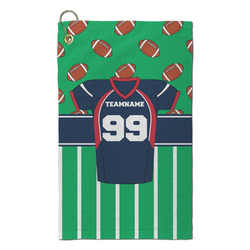 Football Jersey Microfiber Golf Towel - Small (Personalized)