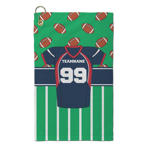 Custom Football Jersey Microfiber Golf Towel - Small (Personalized)