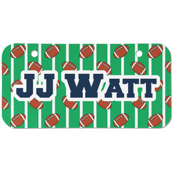 Football Jersey Mini/Bicycle License Plate (2 Holes) (Personalized)