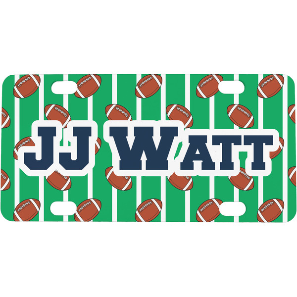 Custom Football Jersey Mini / Bicycle License Plate (4 Holes) (Personalized)
