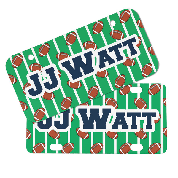 Football Jersey Mini License Plates - MAIN (4 and 2 Holes)